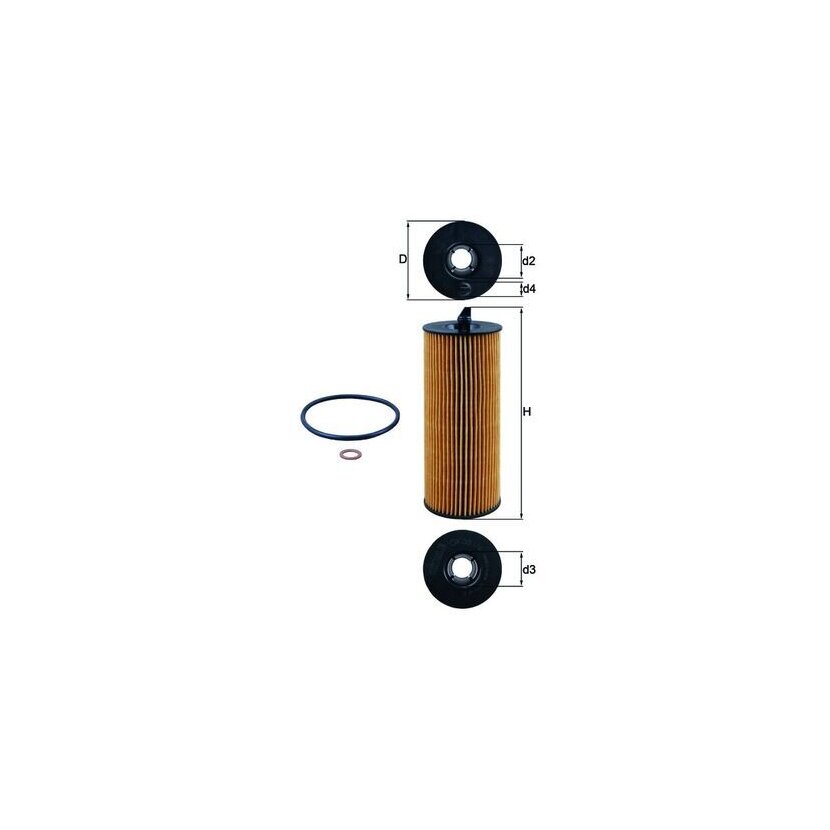 KNECHT Ölfilter OX 361/4D - OX361/4D für 11427805707