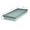 KNECHT Luftfilter LX 799 - LX799 für 3785586