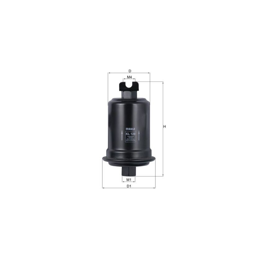 KNECHT Kraftstofffilter KL 128 - KL128 für MB504760