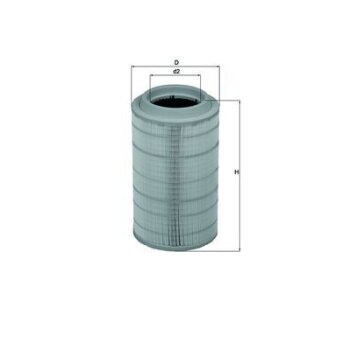 KNECHT Luftfilter LX 1789 - LX1789 für 81084006029