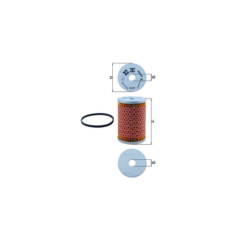 KNECHT Kraftstofffilter KX 9D - KX9D für 190611
