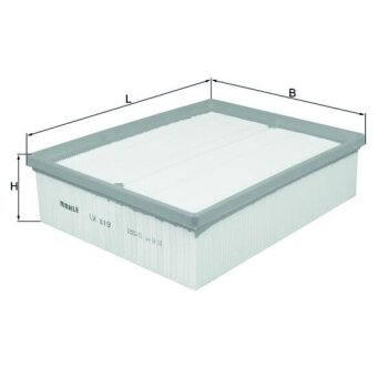KNECHT Luftfilter LX 819 - LX819 für 03G133837