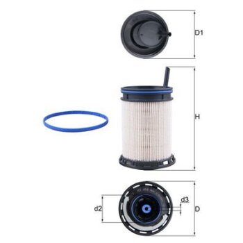 KNECHT Kraftstofffilter KX 494D - KX494D für 4M0127177E
