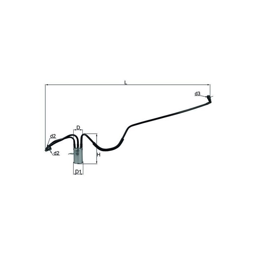 KNECHT Kraftstofffilter KL 553 - KL553 für 04809118AB