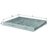KNECHT Filter, Innenraumluft LAK 63 - LAK63 für 1J0819644