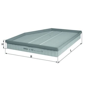 KNECHT Luftfilter LX 982 - LX982 für 13717521023