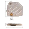KNECHT Hydraulikfilter, Automatikgetriebe HX 48 - HX48 für 1292770095