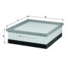 KNECHT Luftfilter LX 2077/4 - LX2077/4 für 13718511668