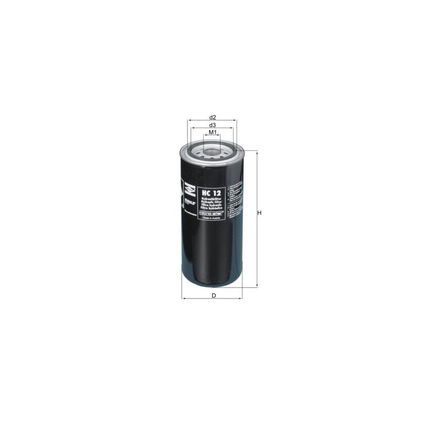 KNECHT Hydraulikfilter, Automatikgetriebe HC 12 - HC12 für 37700750011