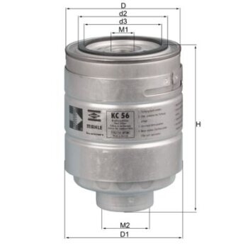 KNECHT Kraftstofffilter KC 56 - KC56 für RF8313440