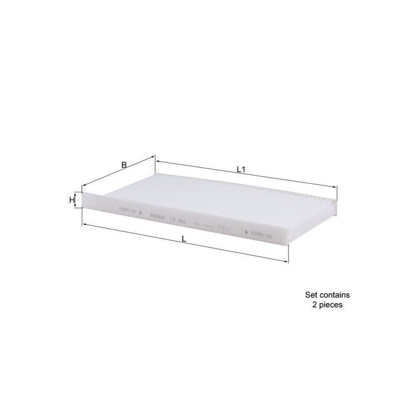 KNECHT Filter, Innenraumluft LA 468/S - LA468/S für 4158350600