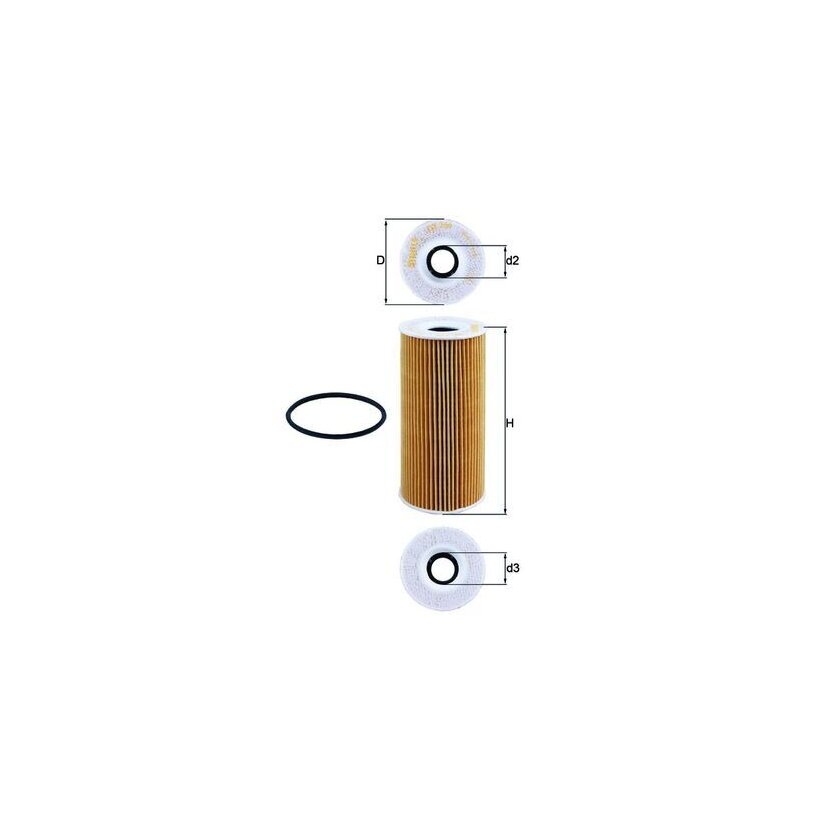 KNECHT Ölfilter OX 366D - OX366D für 0PB115466A