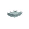 KNECHT Luftfilter LX 591 - LX591 für MB906051