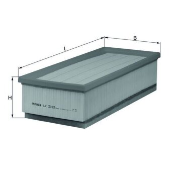 KNECHT Luftfilter LX 2022 - LX2022 für 1444QW