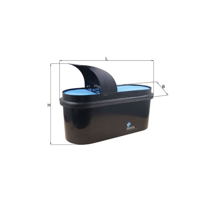 KNECHT Luftfilter LX 3556 - LX3556 für 0040946904