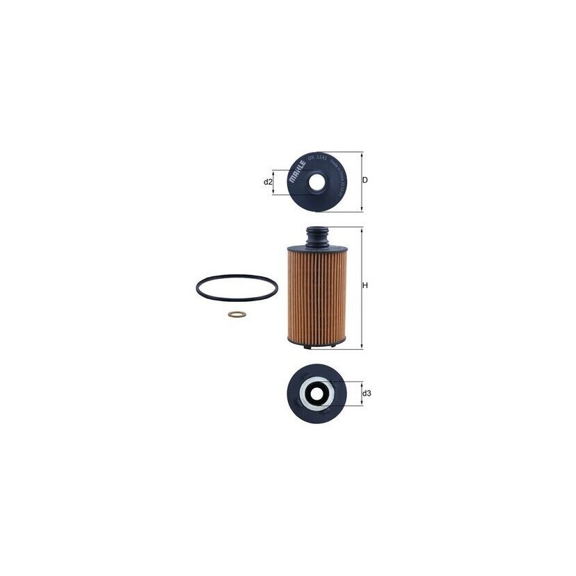 KNECHT Ölfilter OX 1141D - OX1141D für 6711803009