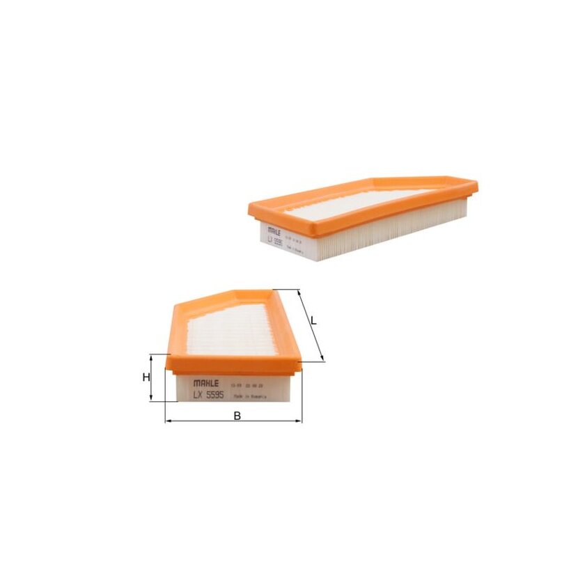 KNECHT Luftfilter LX 5595 - LX5595 für 165468957R
