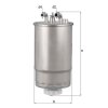 KNECHT Kraftstofffilter KL 568 - KL568 für 13230386