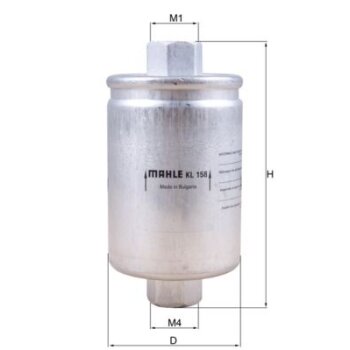 KNECHT Kraftstofffilter KL 158 - KL158 für C2C35417