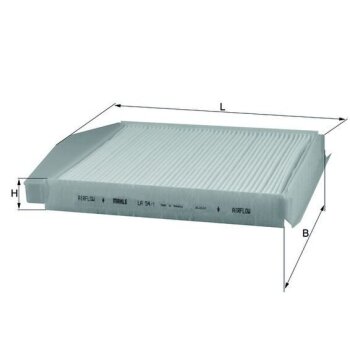 KNECHT Filter, Innenraumluft LA 54/1 - LA54/1 für...