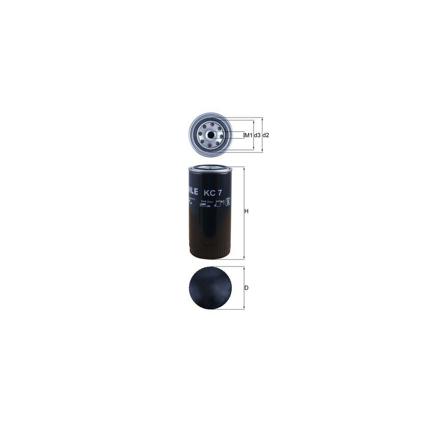 KNECHT Kraftstofffilter KC 7 - KC7 für 0241505