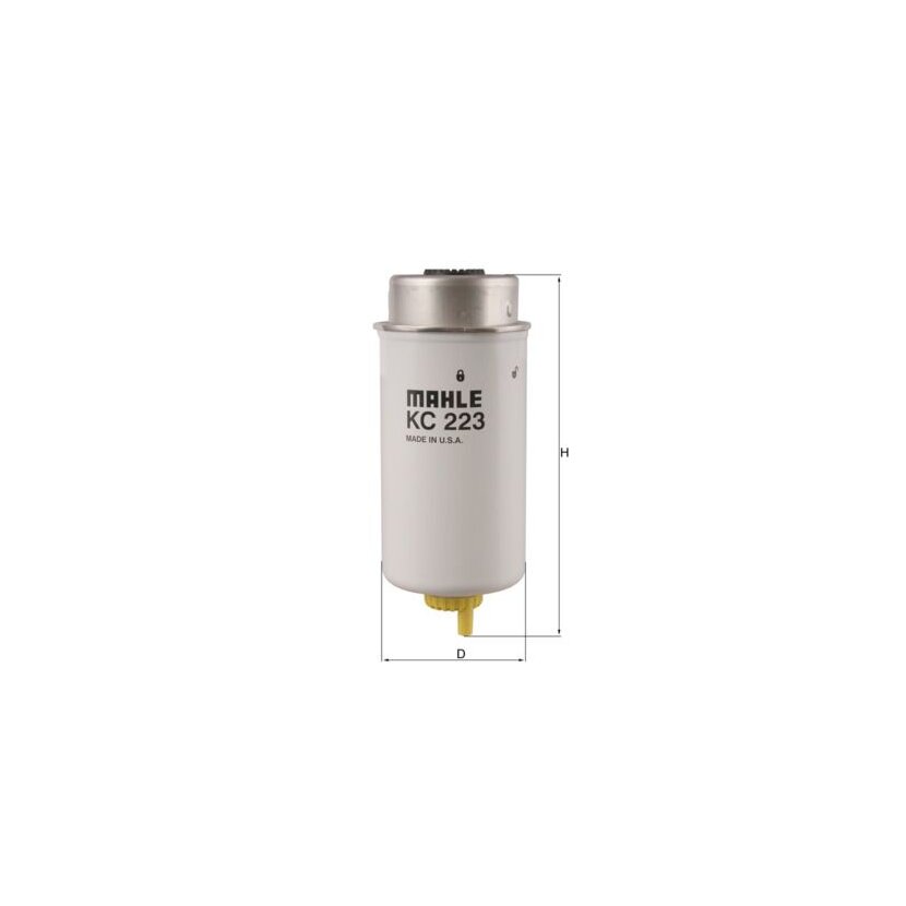 KNECHT Kraftstofffilter KC 223 - KC223 für 1370779