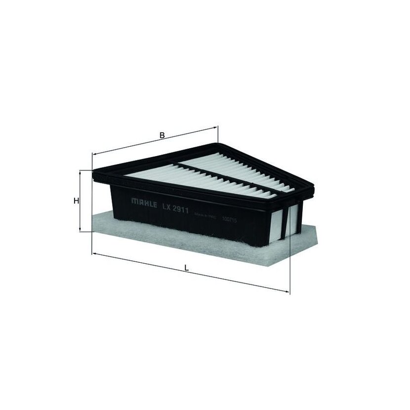 KNECHT Luftfilter LX 2911 - LX2911 für 8201069869