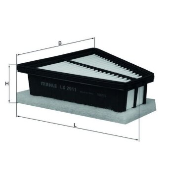 KNECHT Luftfilter LX 2911 - LX2911 für 8201069869