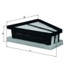 KNECHT Luftfilter LX 2911 - LX2911 für 8201069869