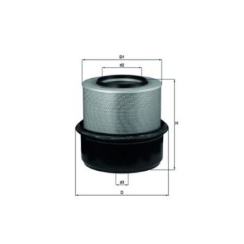 KNECHT Luftfilter LX 80 - LX80 für 5011449