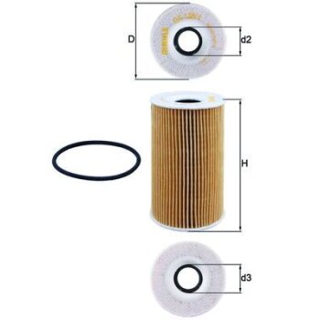 KNECHT Ölfilter OX 128/1D - OX128/1D für...