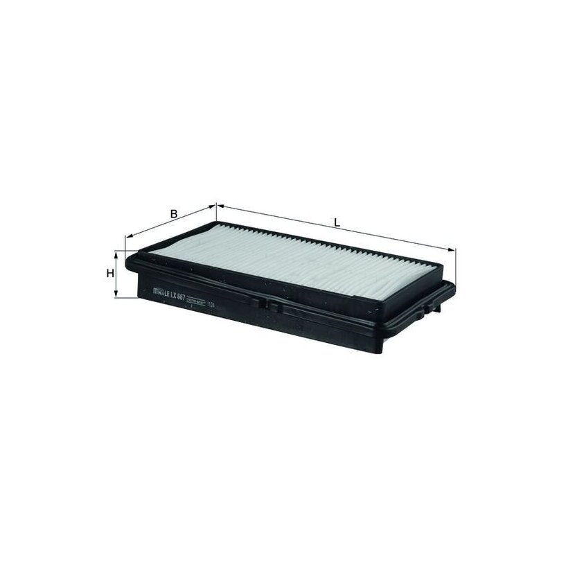 KNECHT Luftfilter LX 667 - LX667 für 25069226