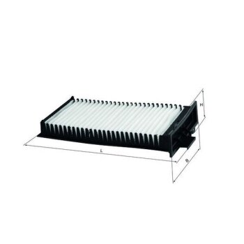 KNECHT Filter, Innenraumluft LA 127 - LA127 für 6447HT