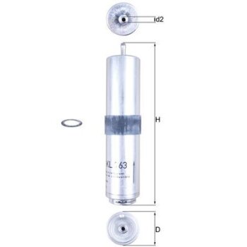 KNECHT Kraftstofffilter KL 763D - KL763D für...