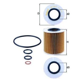 KNECHT Ölfilter OX 166/1D - OX166/1D für...