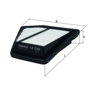KNECHT Luftfilter LX 3349 - LX3349 für 17220RFWG01