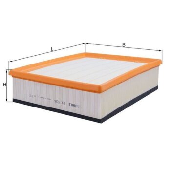 KNECHT Luftfilter LX 538 - LX538 für 074129620A