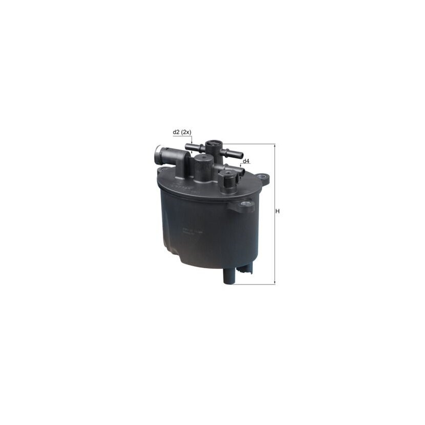 KNECHT Kraftstofffilter KL 581 - KL581 für 1611659080