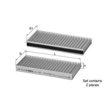 KNECHT Filter, Innenraumluft LA 392/S - LA392/S für...