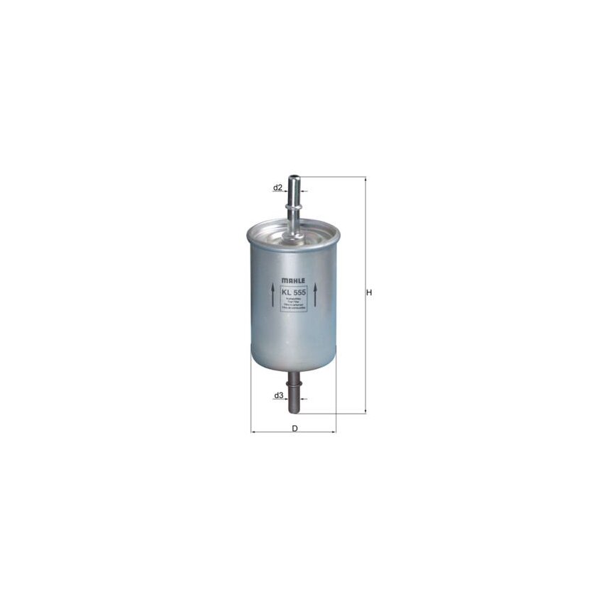 KNECHT Kraftstofffilter KL 555 - KL555 für 60675978