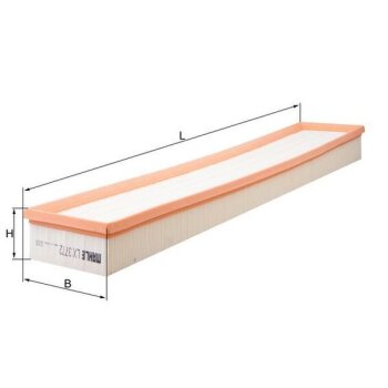 KNECHT Luftfilter LX 3772 - LX3772 für 97011022001