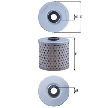 KNECHT Kraftstofffilter KX 34 - KX34 für 7984316