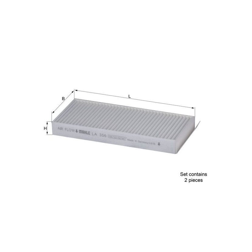 KNECHT Filter, Innenraumluft LA 356/S - LA356/S für 0K9A46152X