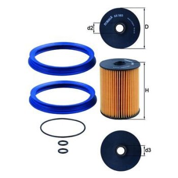 KNECHT Kraftstofffilter KX 503D - KX503D für...