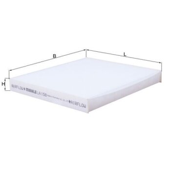 KNECHT Filter, Innenraumluft LA 158 - LA158 für...