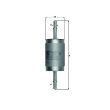 KNECHT Kraftstofffilter KL 181 - KL181 für 1075138