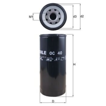 KNECHT Ölfilter OC 40 - OC40 für 0693851