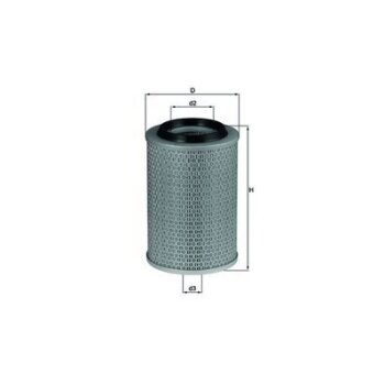 KNECHT Luftfilter LX 496 - LX496 für 0030943904