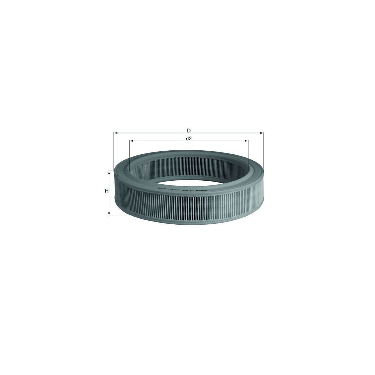 KNECHT Luftfilter LX 568 - LX568 für 030129620