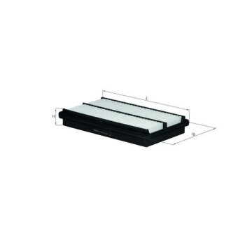 KNECHT Luftfilter LX 1075 - LX1075 für 17202PDAE01